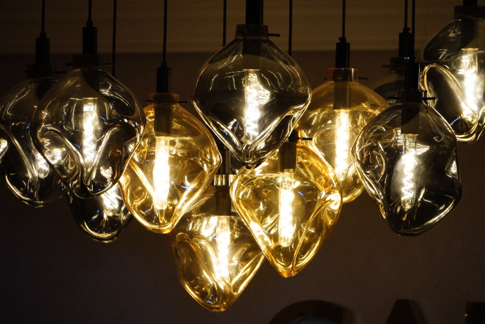 Luminaires du restaurant